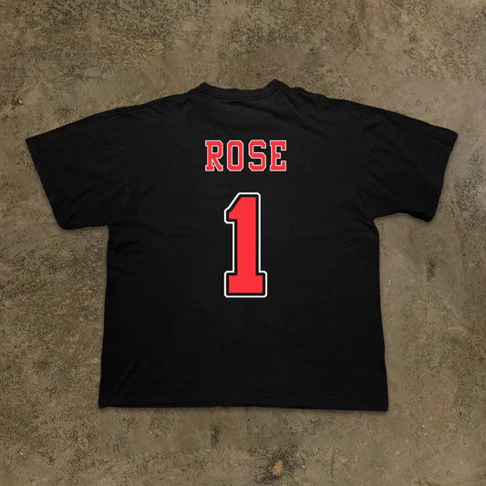 CHICAGO Black Cotton T-shirt