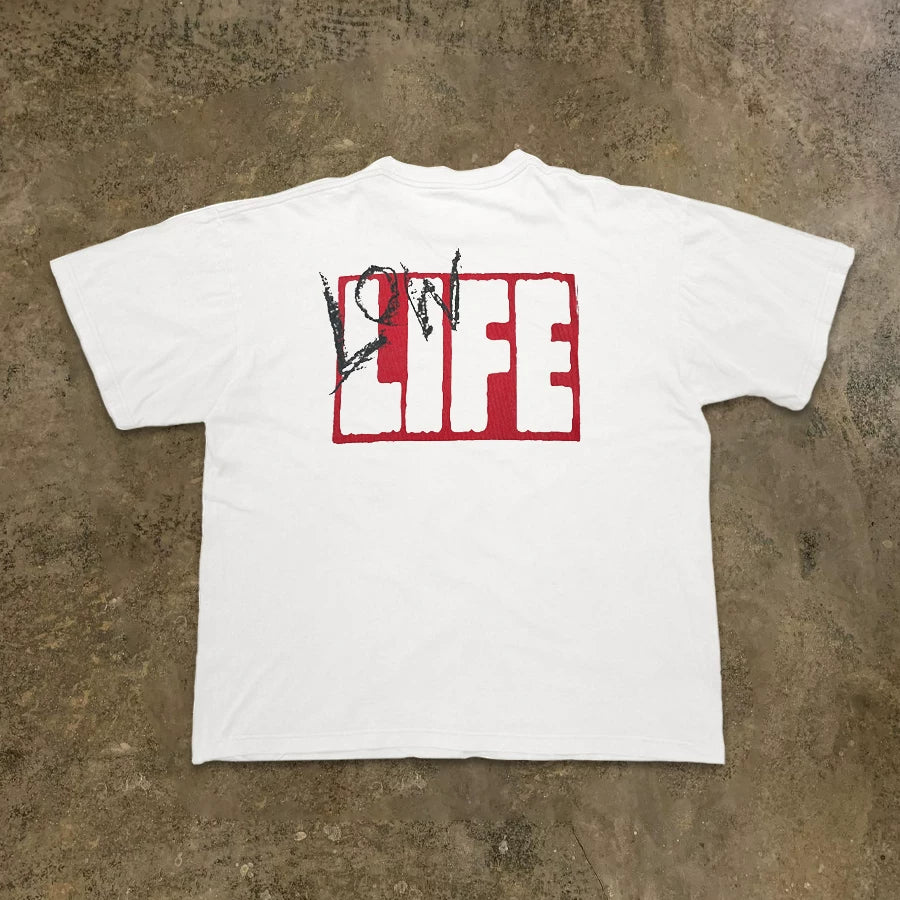 LIFT White Cotton T-shirt