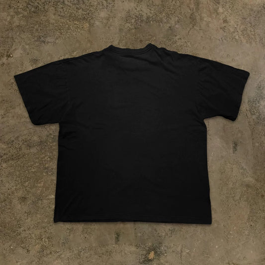 Demon Print Black Cotton T-shirt